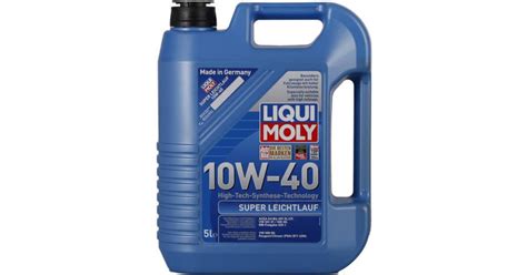 Liqui Moly Super Leichtlauf 10W-40 5L Motorolie • Pris