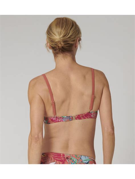 Triumph Bikini Oberteil Botanical Leaf Orange Modivo De