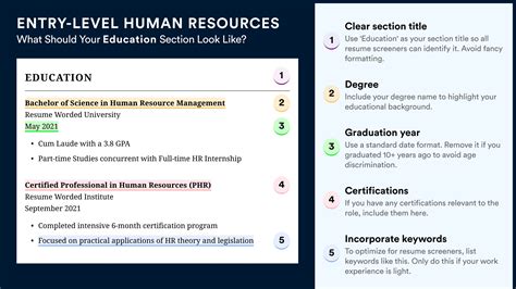 11 Entry Level Human Resources Resume Examples For 2024