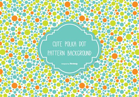 Cute Polka Dot Background 100254 Vector Art At Vecteezy