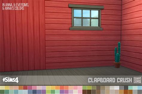 Ohmysims404 Horizontal Clapboard Works With All Wall Heights 5