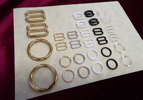 Rings Sliders And Clips For Swimwear Lingerie Accessories Rings And Slides Bra Accessories