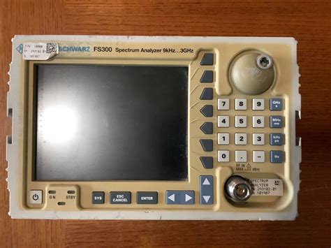 R&S FS300 ROHDE & SCHWARZ FS300 Spectrum Analyzer 9kHz – 3GHz Used | eBay