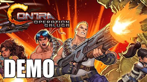 Contra Operation Galuga Demo Nintendo Switch And Playstation Youtube