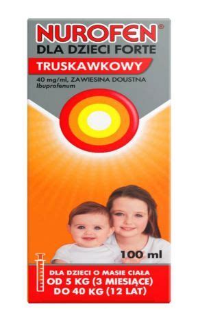 Nurofen Dla Dzieci Forte Truskawkowy 100 Ml Twoja Apteka