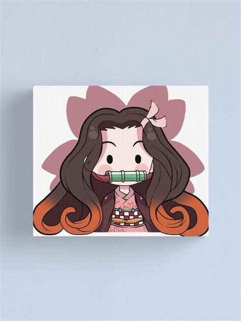 Impression Sur Toile Kimetsu No Yaiba Nezuko Kamado Chibi Tueur De