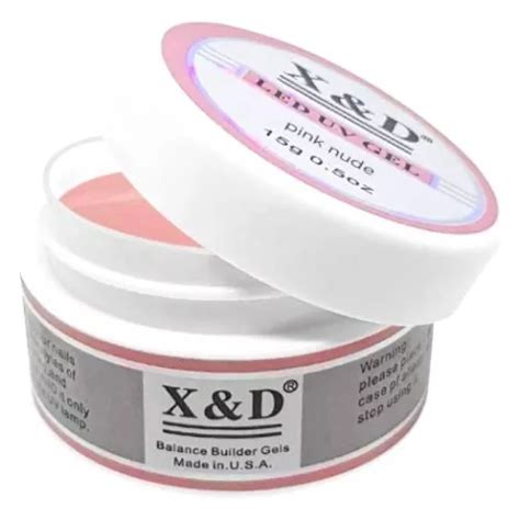 Gel Xed Pink Nude Alongamento Unhas Led Uv Gr X D Nails MercadoLivre