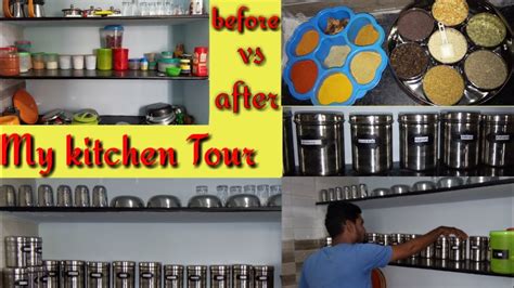 How To Organized My Simple Kitchen Kitchen Tour In Tamil Instant