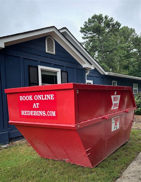 10 Yard Bin 3 Day Rental Red E Bins Atlanta