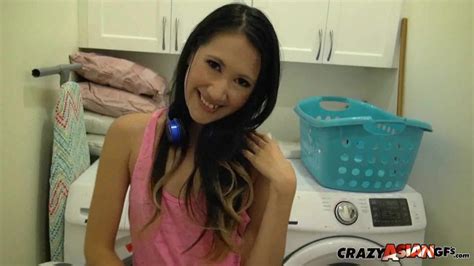 Slender Asian Babe Gives Him Head And Enjoys A Good Fuck From Crazy Asian GF S By