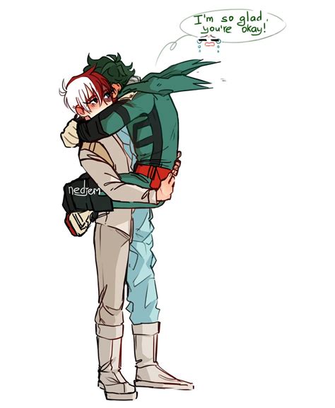 Heartwarming Hug in My Hero Academia