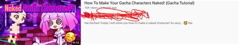 Ah Yes Now Theres A Way To Make Ur Characters Fucking Naked In Gacha Club Change Flair If