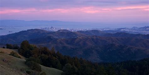 San Francisco From Mount Tam California Nature Living In San