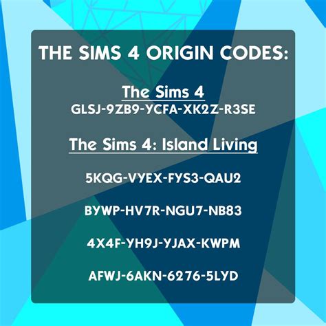 Inspeccionar Ciudad Shipley sims 4 free codes origin Rápido transferir