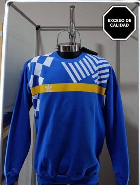 Buzo Boca Retro Azul Francia Td Mania