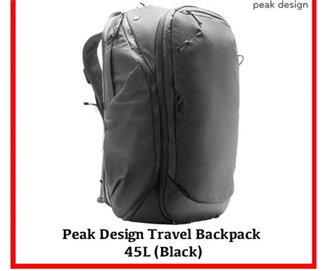 Peak Design 45l Travel Backpack Mens Fashion Bags Backpacks On