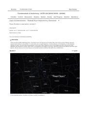 Naked Eye Astronomy Exercise Fundamentals Of Astronomy ASTR 120 60105 60106 201606