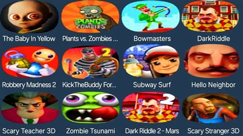 The Baby In Yellow Bowmasters Dark Riddle Hello Neighbor Subway Surf