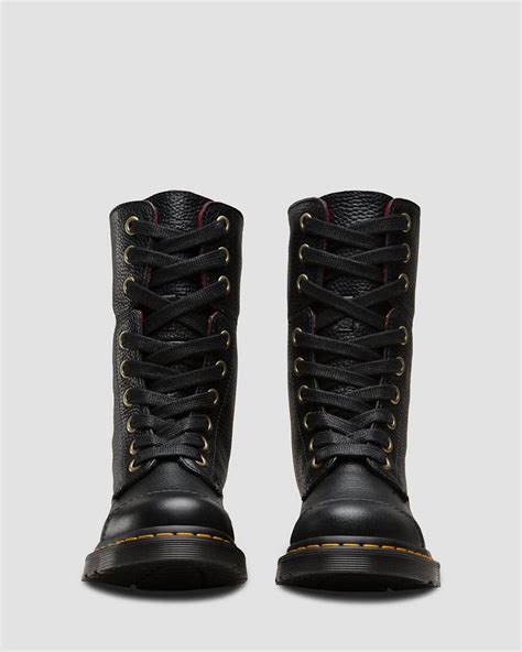 Aimilita Leather High Boots Dr Martens