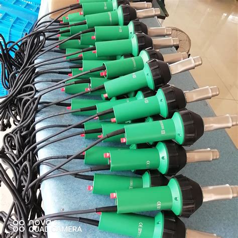 Zgf 1600 And Zgf 2000 Hot Air Welder Plastic Welding Gun With Green Black Blue Color Welding