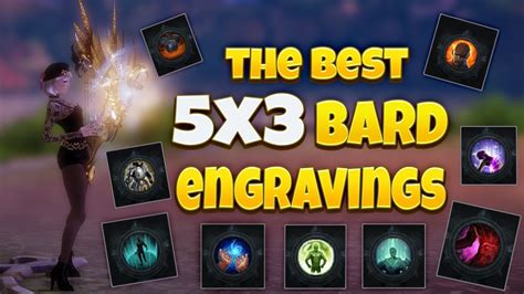 Best X Bard Engravings In Lost Ark Youtube