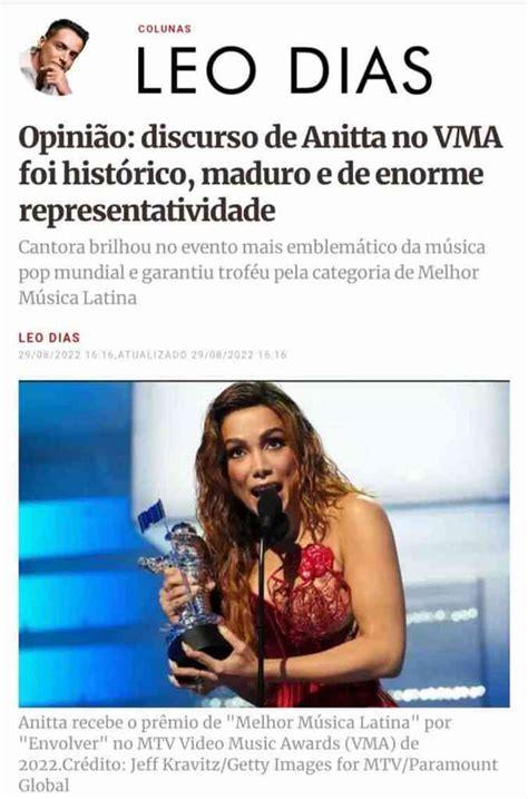 Léo Dias se rende volta a falar de Anitta e passa a segui la nas redes