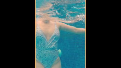 Wifey Flashes Her Tits In The Hotel Pool Pornhub