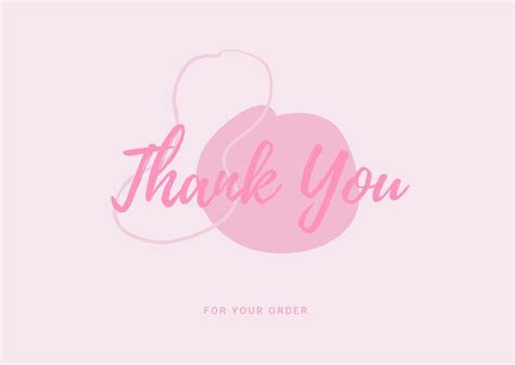 Pink And Black Aesthetic Thank You Card Templates By Canva Artofit