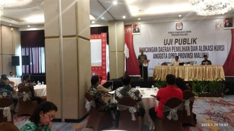 Ikuti Uji Publik Pemilu 2024 Kemenkumham Maluku Pastikan Hak Pilih Wbp