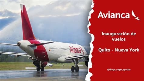 Inauguraci N De Vuelos Quito Nueva York Avianca Ecuador