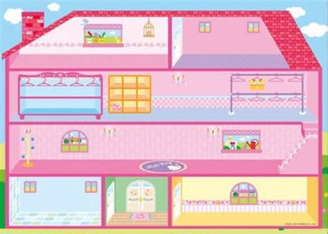 Casa Da Hello Kitty De Papel - Pt 2 of the Castel of hello kitty en 2024 | Casa de muñecas de papel ...