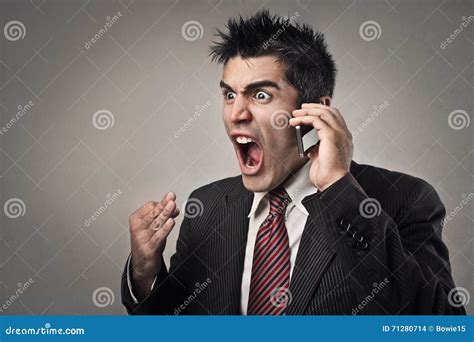 Man Shouting Stock Photo Image Of Earn Office Work 71280714