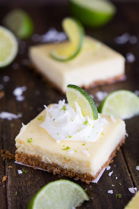 Coconut Key Lime Cheesecake Bars