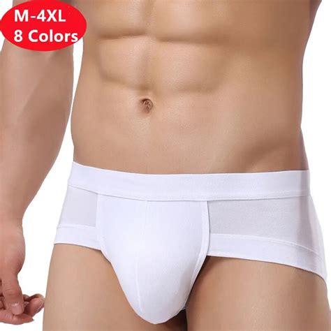 Sous vêtements sexy respirants pour hommes slips confortables