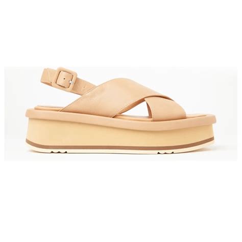 Paloma Barcelo Shoes Paloma Barcelo Nude Leather Sandals Sz Poshmark