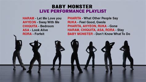 BABY MONSTER ALL PLAYLIST LIVE PERFORMANCE UPDATE YouTube