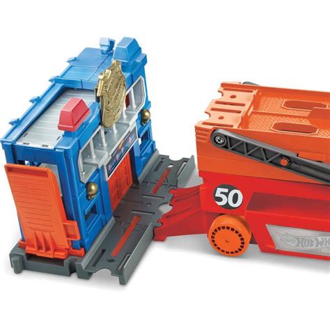 Hot Wheels Pista City Mega Caminh O Reboque Mattel Unidade Papelaria Toledo