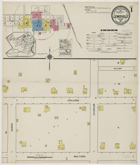 Lewisville 1912 Sheet 1 - Side 1 of 1 - The Portal to Texas History