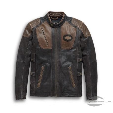 MEN S HARLEY DAVIDSON TRIPLE VENT SYSTEM TROSTEL LEATHER JACKET