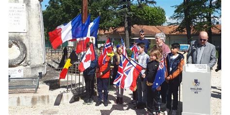 Bollène 8 Mai 1945 les enfants entretiennent le devoir de mémoire