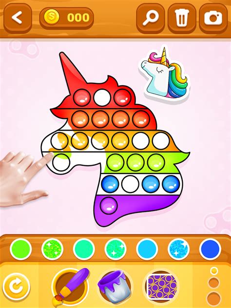 Android 용 Glitter Pop It Coloring Game 다운로드