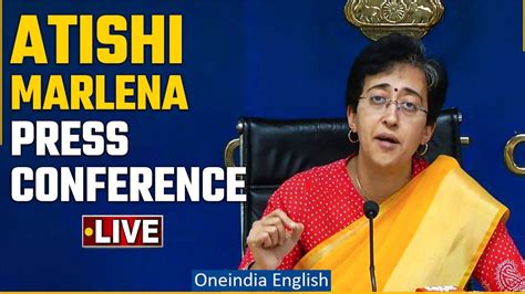 Atishi Marlena Press Conference LIVE Arvind Kejriwal Sanjay Singh