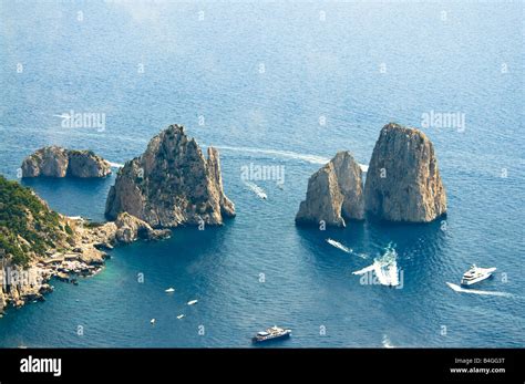 faraglioni capri  res stock photography  images alamy