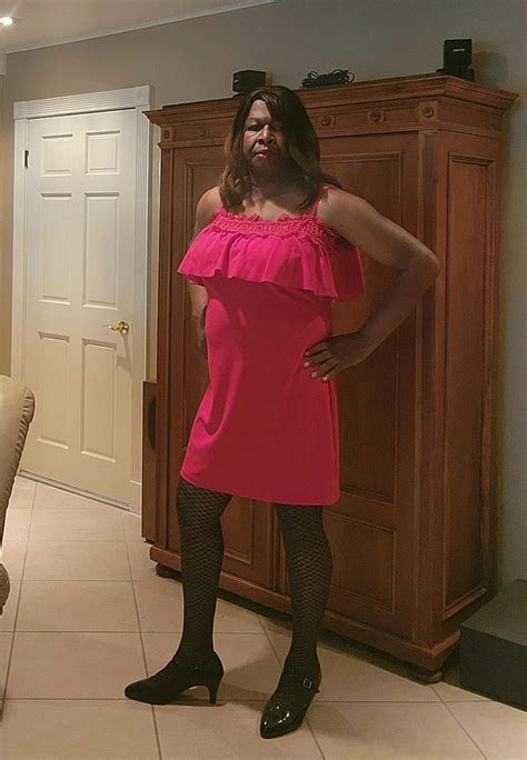 Another Red Dress Crossdresser Heaven