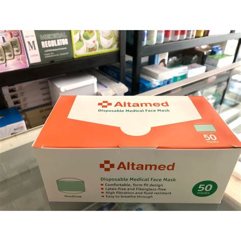 Jual Altamed Disposable Medical Face Mask 3ply Earloop Shopee Indonesia