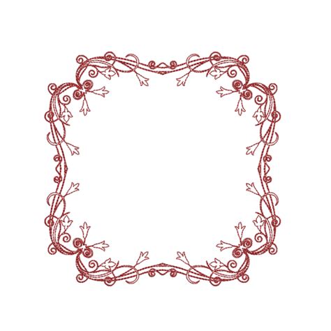 Free Redwork Floral Embroidery Frame Design Romney Ridge Farms Crafts