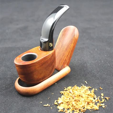 Handmade Mini Natural Rose Wood Smoking Pipe Weed Tobacco Wooden ...