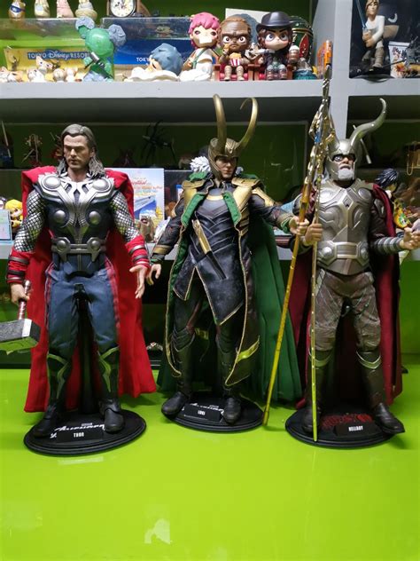 Hot Toys Thor Loki And Odin 1 6 Scale Loose Hobbies Toys Toys Games On Carousell