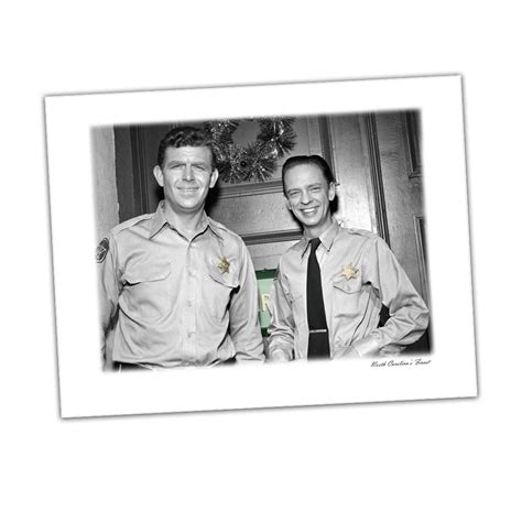 Mayberry Sheriffs Department Sheriff Taylor Deputy Barney Fife Glossy