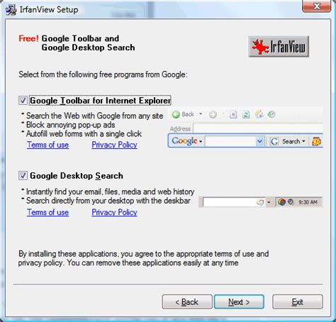 bundled  google software
